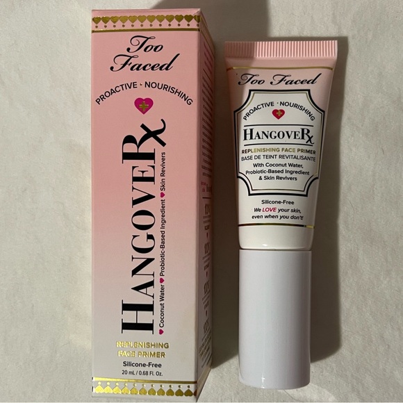 🌸NIB🌸 TOO FACED Hangover Nourishing Face Primer .68 fl oz Travel Size - Picture 2 of 12